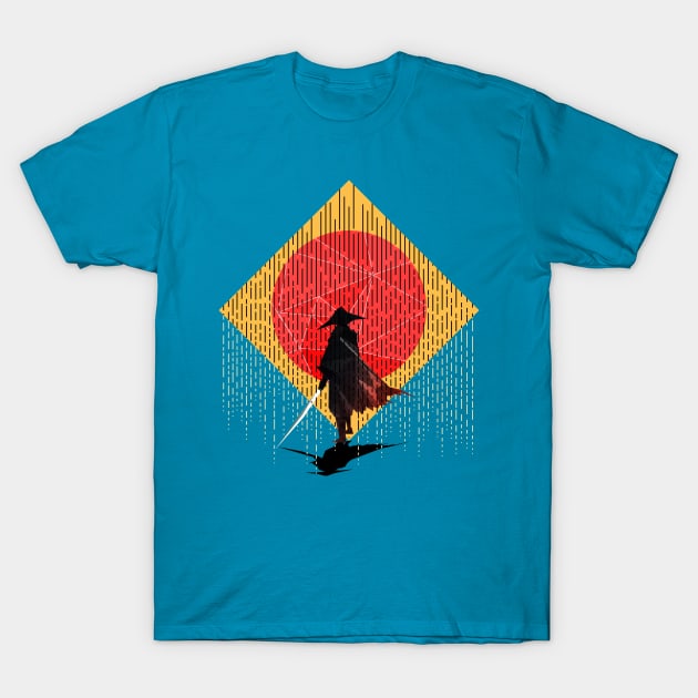 Anime Samurai T-Shirt by Worldengine